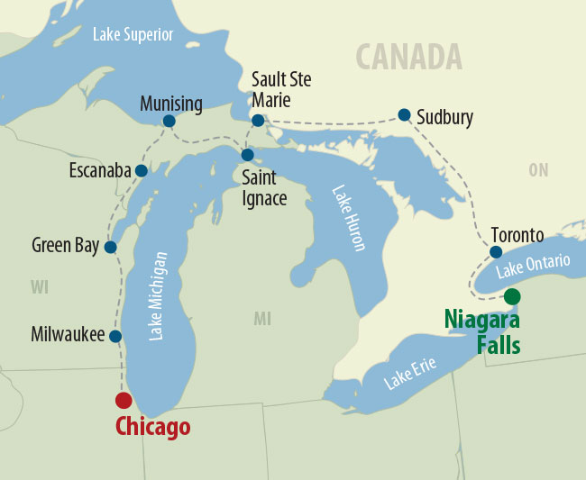 27-Day Great Lakes of North America – Fantasy RV Tours